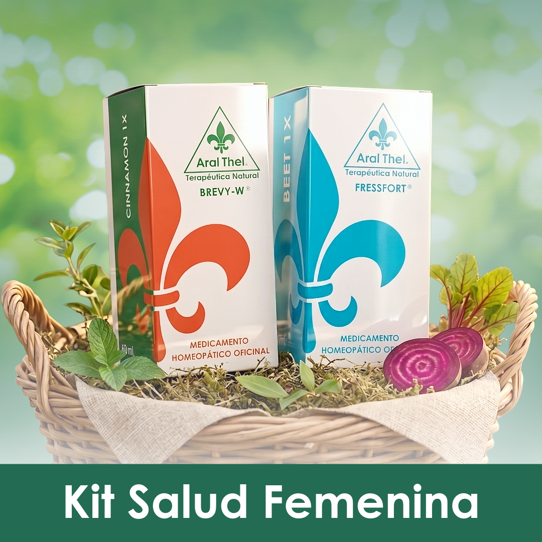 kit salud femenina homeopático para bienestar hormonal Aral Thel