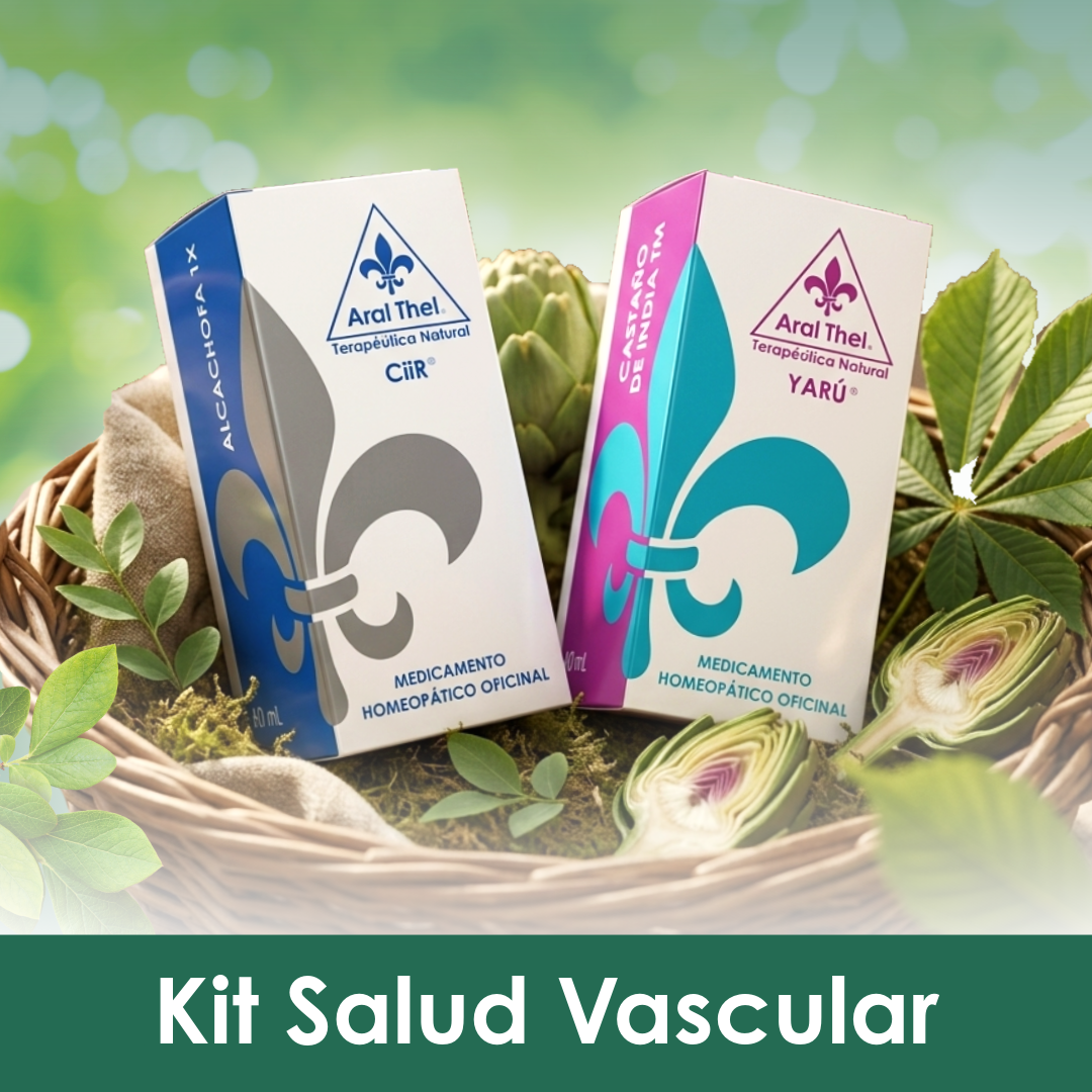 kit salud vascular homeopático para circulación Aral Thel